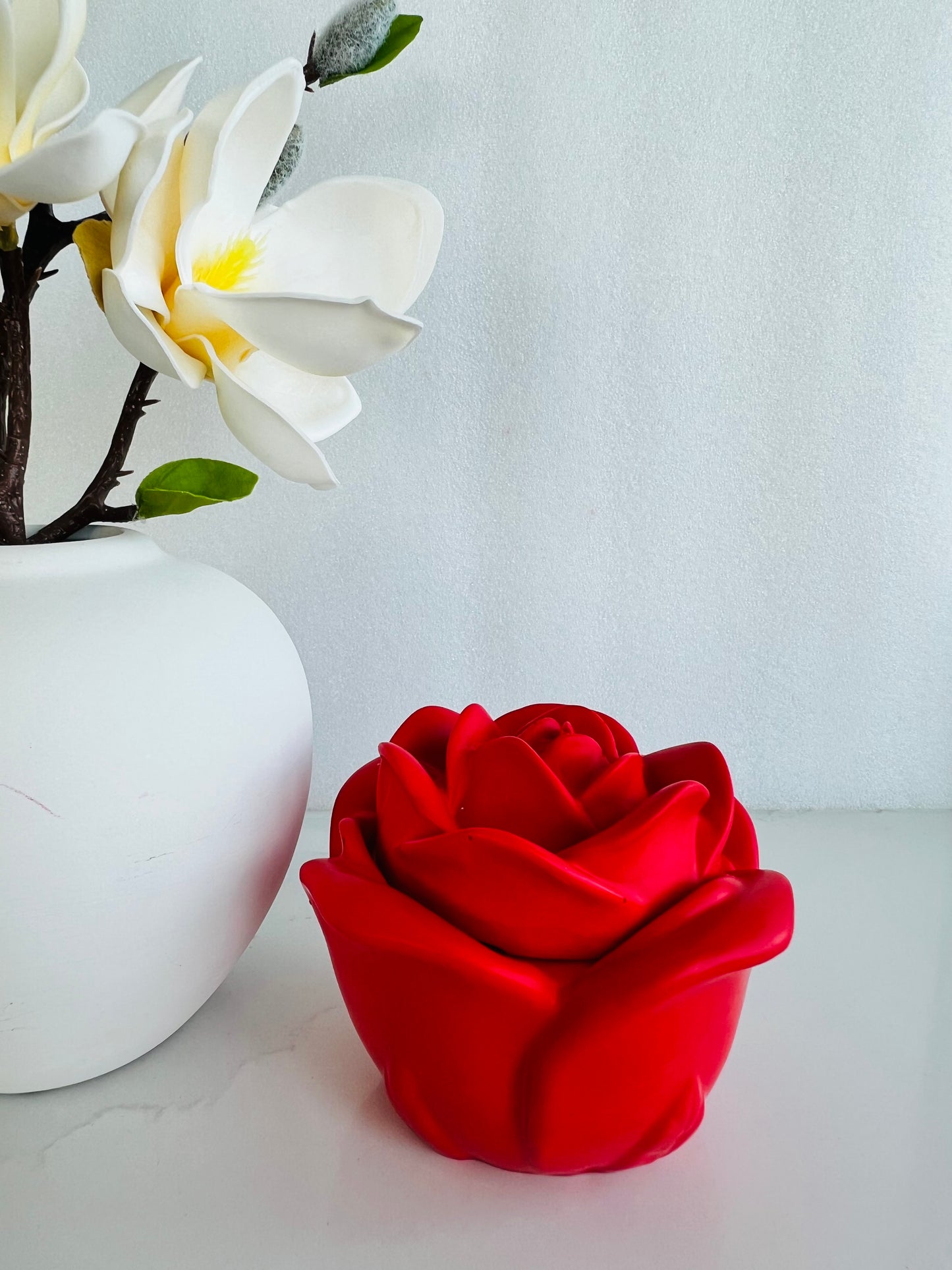 Romantic Rose Candle Jar